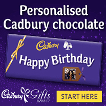 Cadbury personalised chocolate gifts 2023